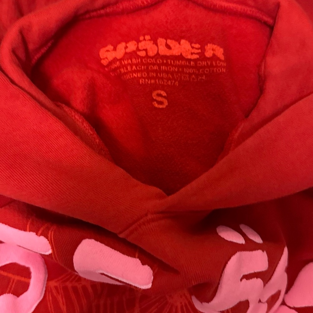 Sp5der Angel Number 555 Hoodie Red – Size S – OG Run